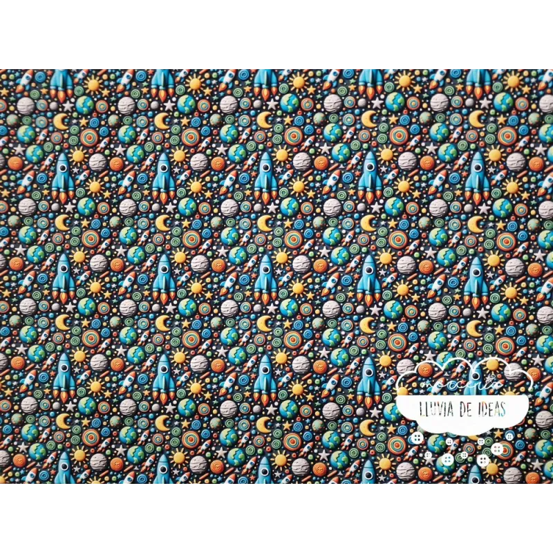 Algodón 3D Cohetes