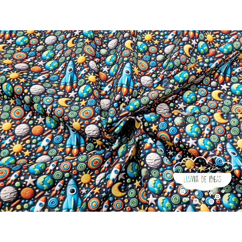 Algodón 3D Cohetes