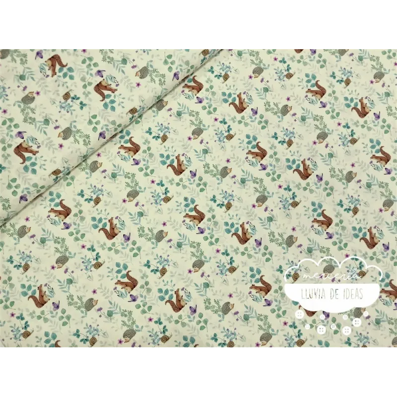 Algodón estampado Vegan Life