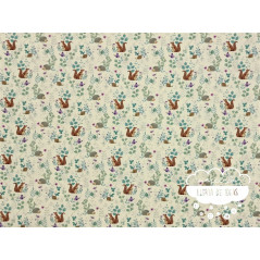 Algodón estampado Vegan Life