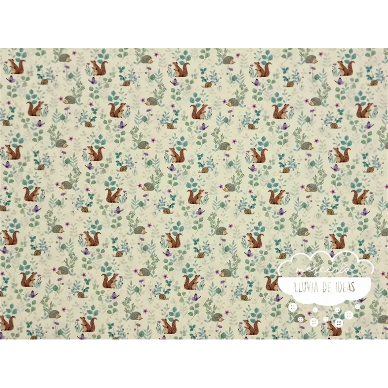 Algodón estampado Vegan Life