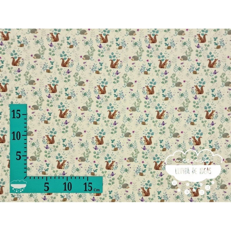 Algodón estampado Vegan Life