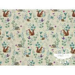 Algodón estampado Vegan Life