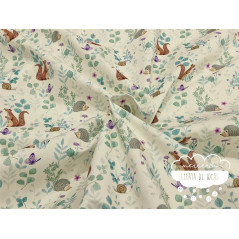 Algodón estampado Vegan Life