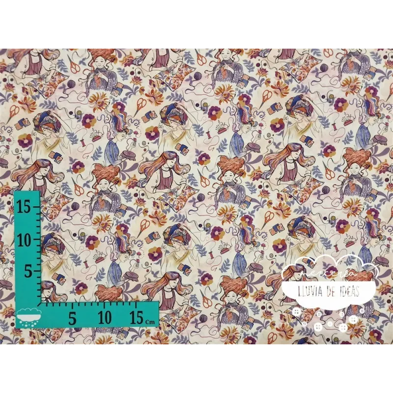 Algodón estampado Knit & Sew Dreams