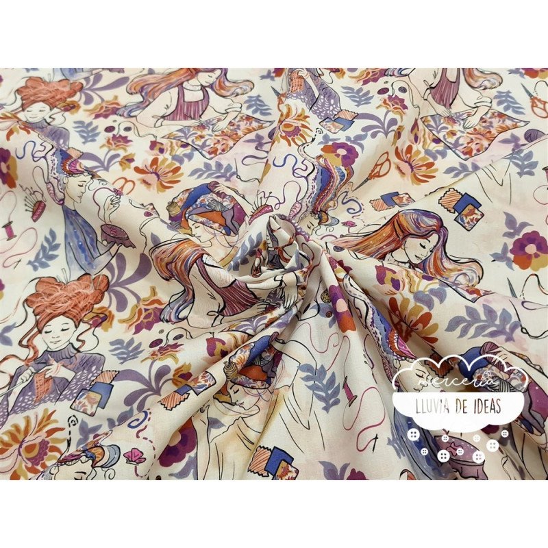 Algodón estampado Knit & Sew Dreams
