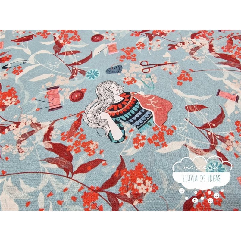 Algodón estampado Handmade Dreams