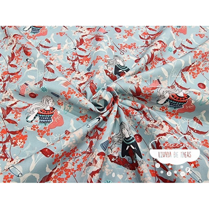 Algodón estampado Handmade Dreams