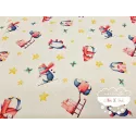 Algodón Navidad Pingüinos
