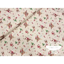 Algodón Navidad Papá Noel