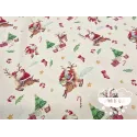 Algodón Navidad Papá Noel