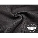 Tejido Mesh 3D Negro (malla ligeramente más abierta)