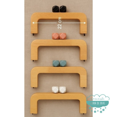 Boquilla de madera cuadrada