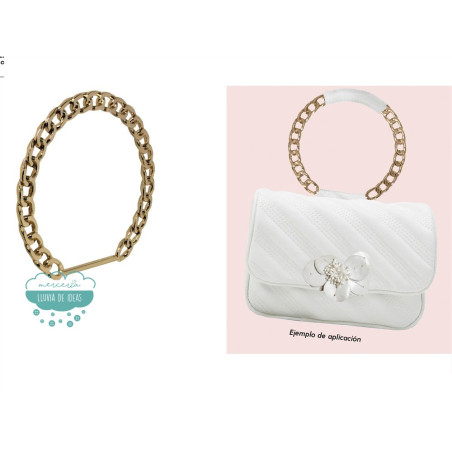 Asa para bolsos metálica Cadena