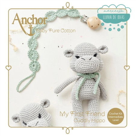 Kit Amigurumi Hipopótamo Anchor