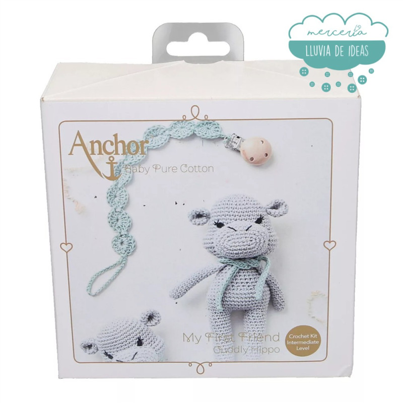 Kit Amigurumi Hipopótamo Anchor