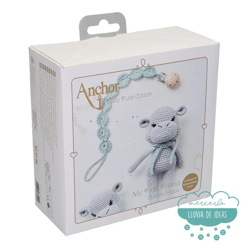 Kit Amigurumi Hipopótamo Anchor