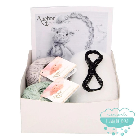 Kit Amigurumi Hipopótamo Anchor