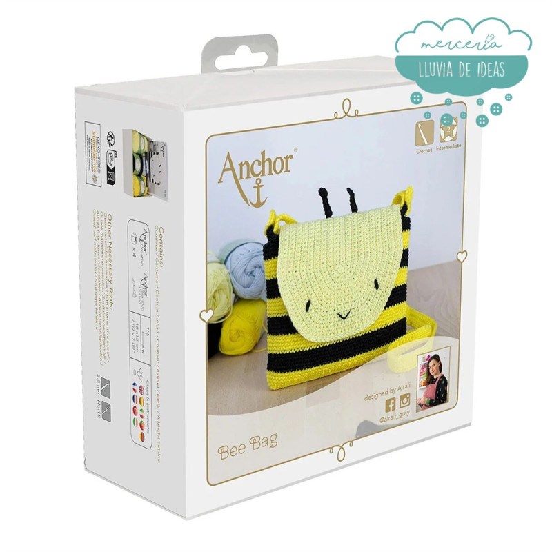 Kit de ganchillo Bolso abeja Anchor