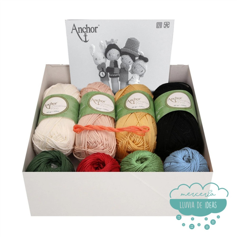 Kit de ganchillo Marionetas Alicia Anchor