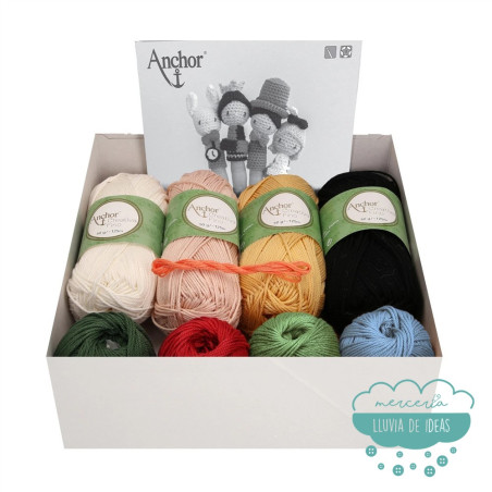 Kit de ganchillo Marionetas Alicia Anchor