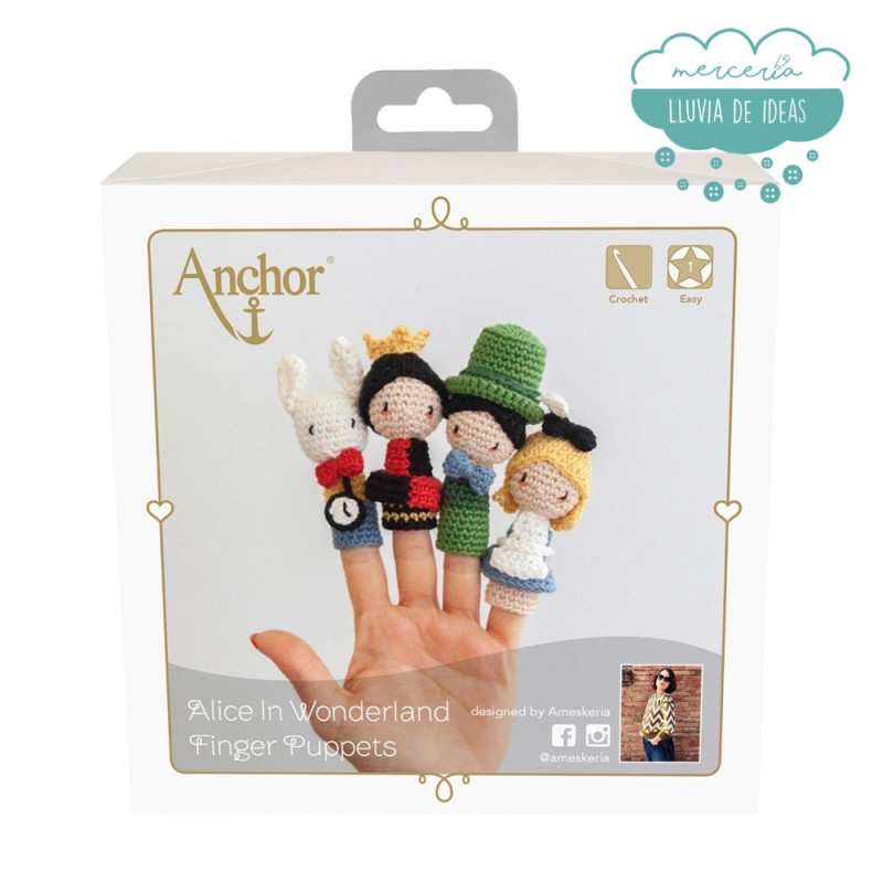 Kit de ganchillo Marionetas Alicia Anchor