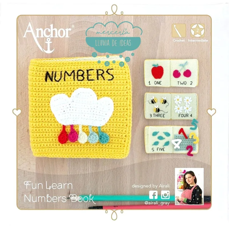 Kit de ganchillo Libro Números Anchor