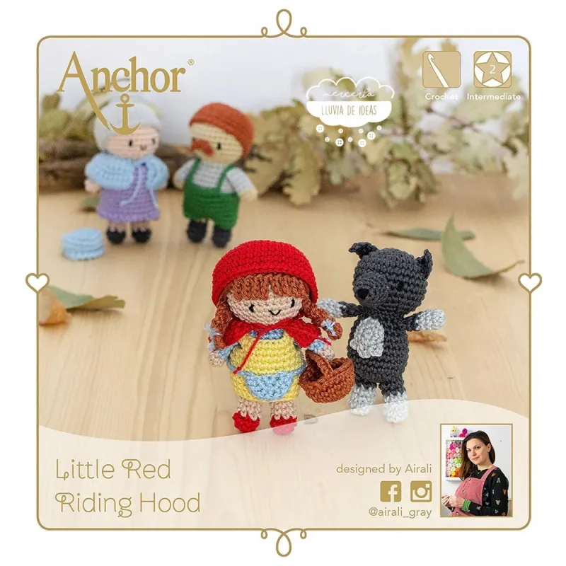 Kit de ganchillo Caperucita Roja Anchor