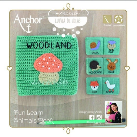 Kit de ganchillo Libro Animales Anchor