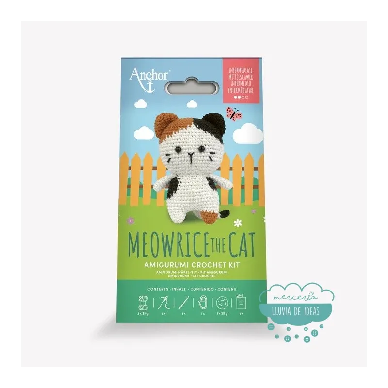 Kit Amigurumi Gato Meowrice Anchor
