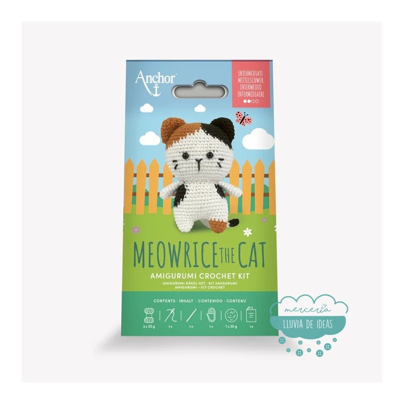 Kit Amigurumi Gato Meowrice Anchor