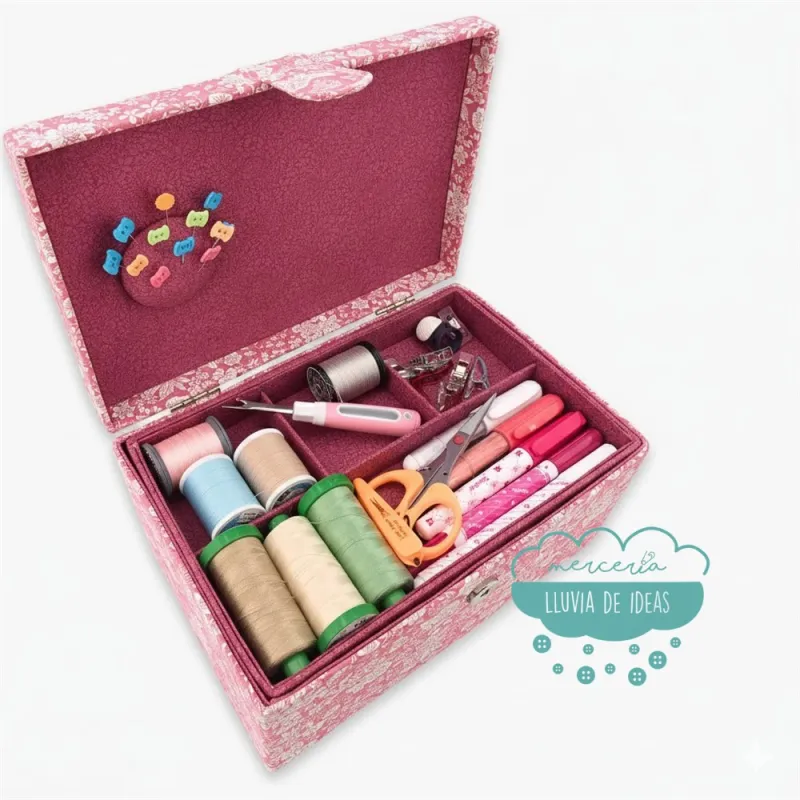 Costurero Liberty Rojo coral