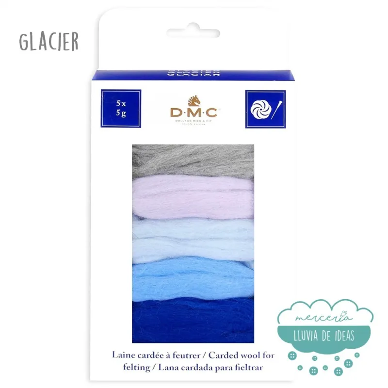 Lana cardada para afieltrar DMC