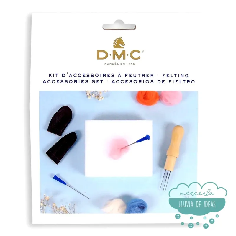 Kit accesorios para fieltro DMC