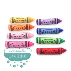 Botones decorativos Colores Crayon - Dress It Up