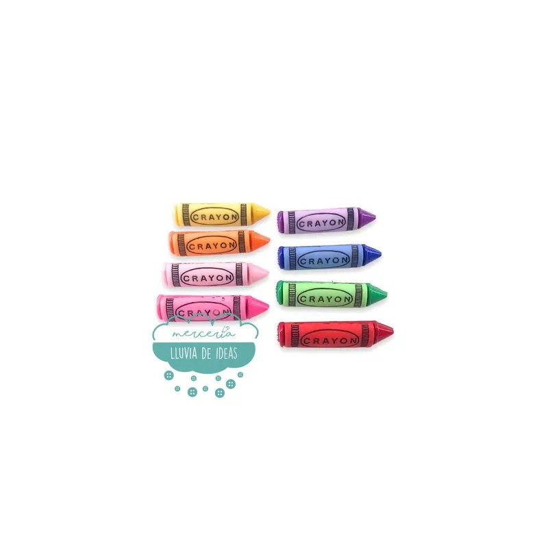 Botones decorativos Colores Crayon - Dress It Up