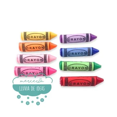 Botones decorativos Colores Crayon - Dress It Up