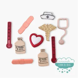 Botones decorativos Enfermería Dress it up