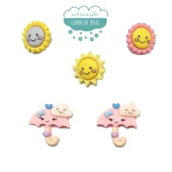 Botones decorativos Hello Sunshine 🌧️Lluvia de Ideas🌧️