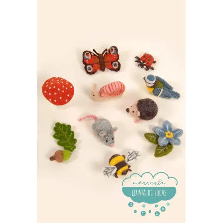 Patrones para fieltrar Libro Bosque DMC