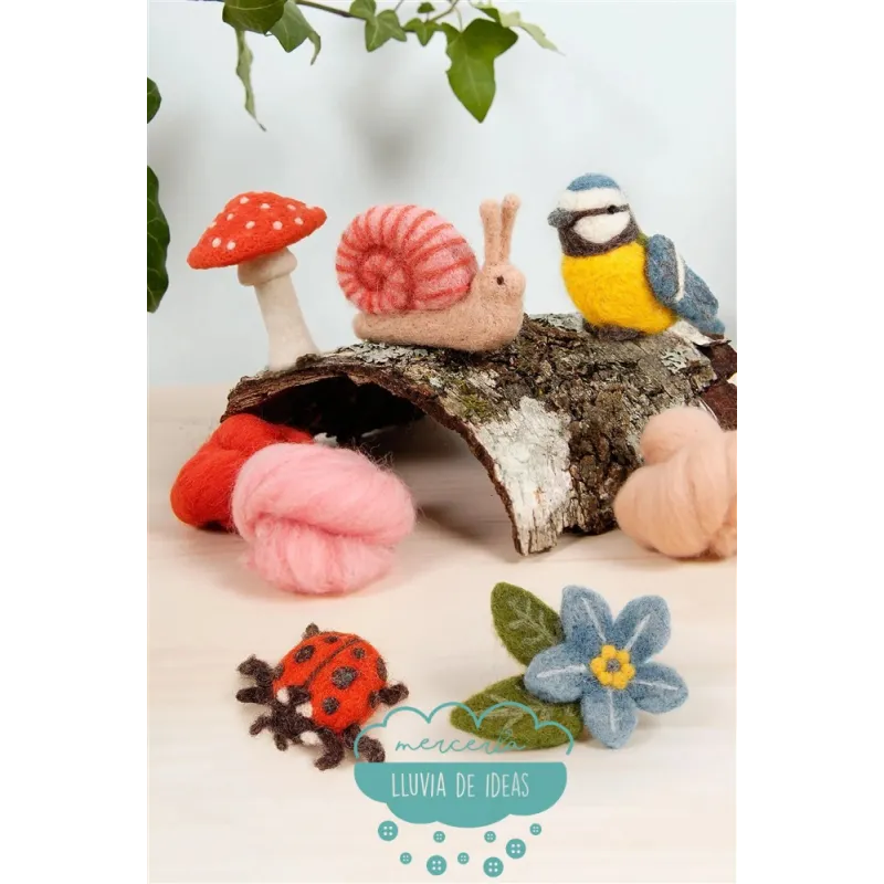 Patrones para fieltrar Libro Bosque DMC