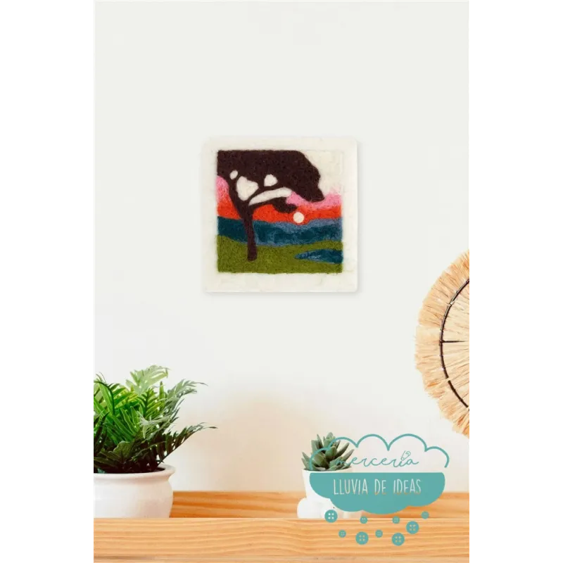 Kit para fieltrar Puesta de sol DMC