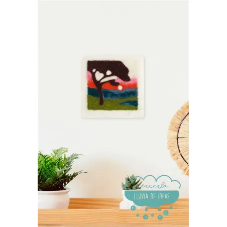 Kit para fieltrar Puesta de sol DMC