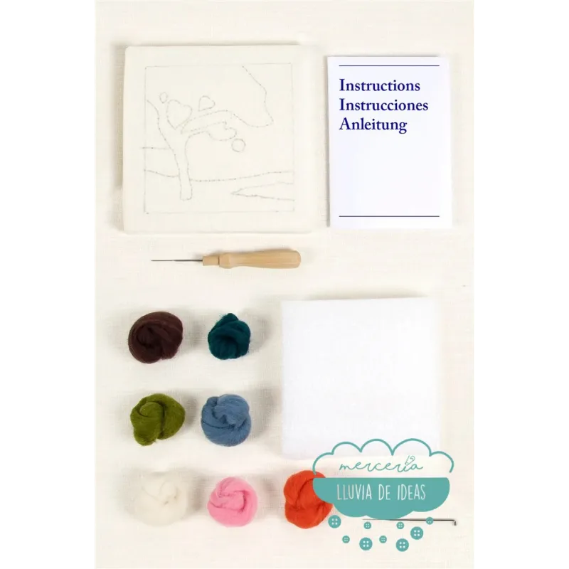 Kit para fieltrar Puesta de sol DMC