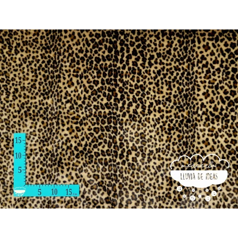 Tela de pelo leopardo
