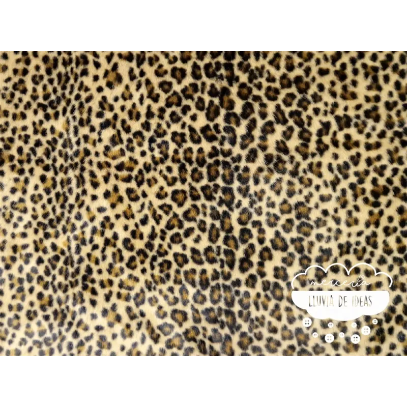 Tela de pelo leopardo