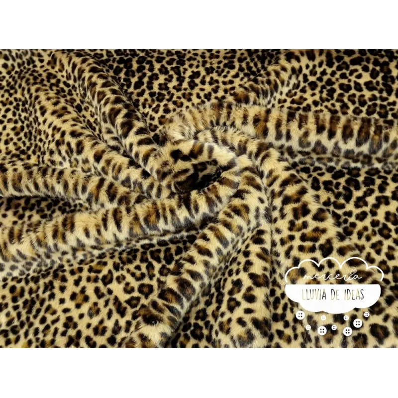 Tela de pelo leopardo