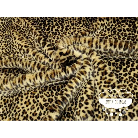 Tela de pelo leopardo