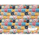 Algodón 3D Gatos