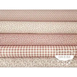 Algodón coordinado 🌧️Mercería Lluvia de Ideas🌧️